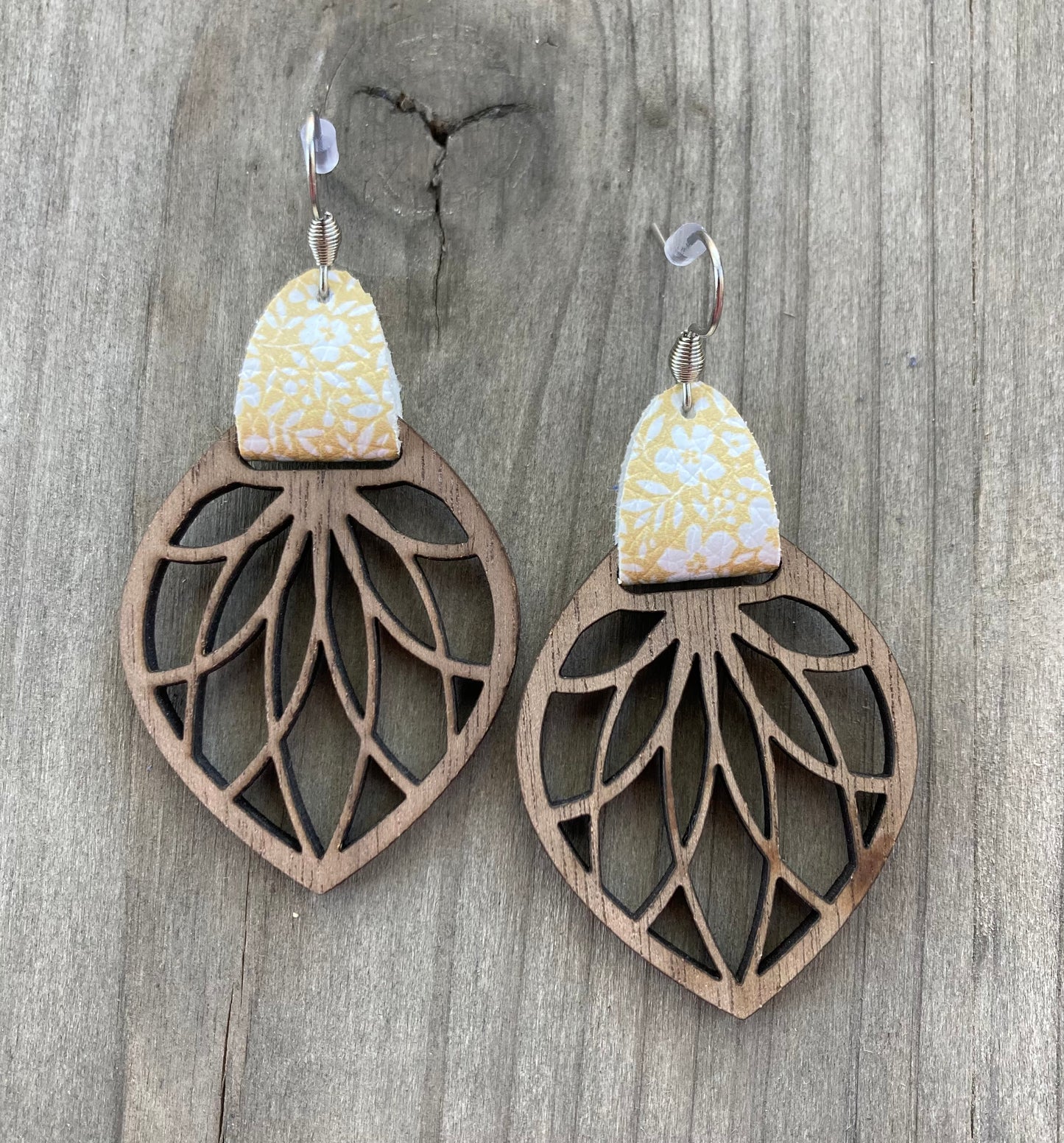 Walnut Drop Earrings