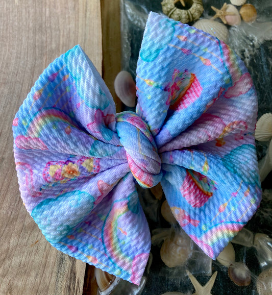 Pastel Birthday Hair Bow