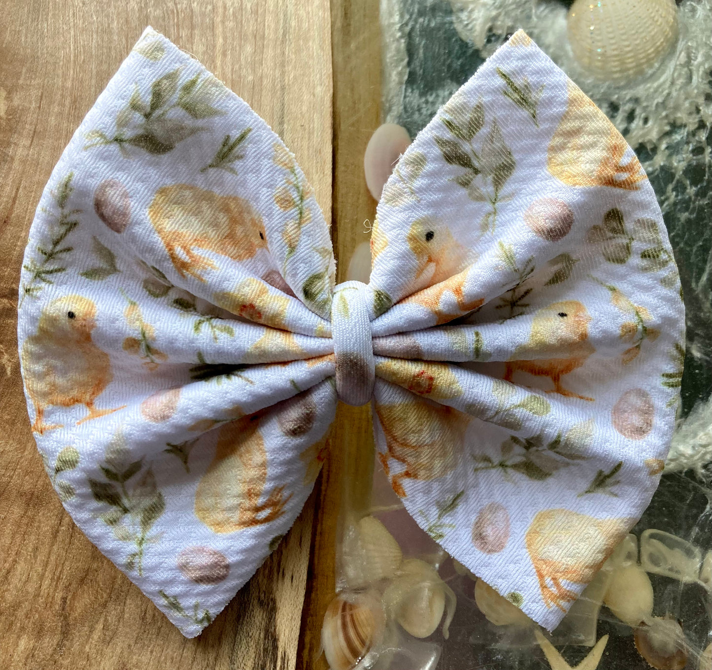 Hatched Chick Hair Bow