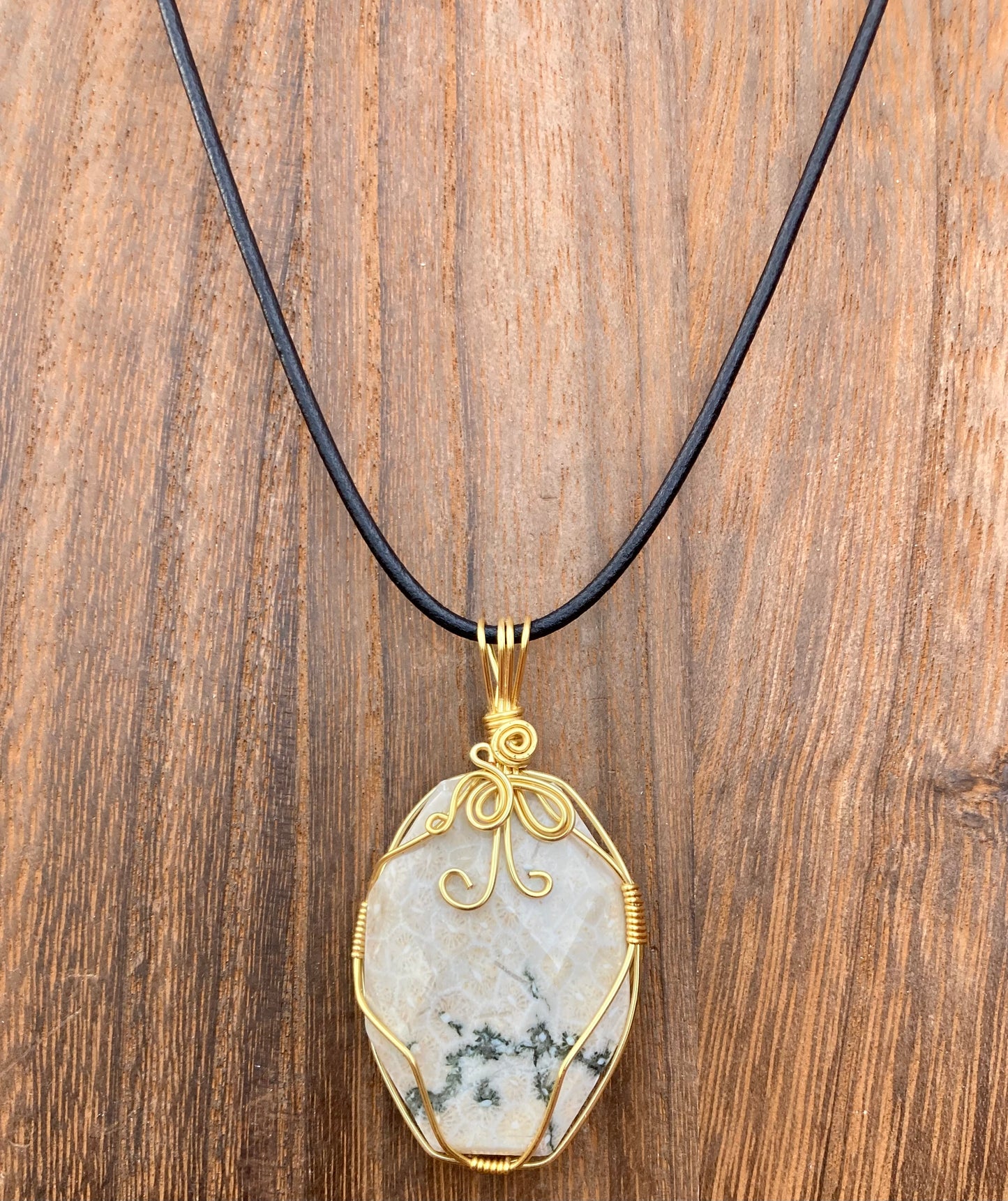 Fossilized Coral Necklace