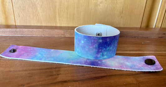 Pastel Galaxy Solid Cuff Bracelet