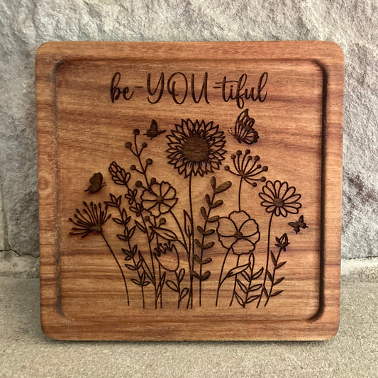 Acacia Wood Ring Trays