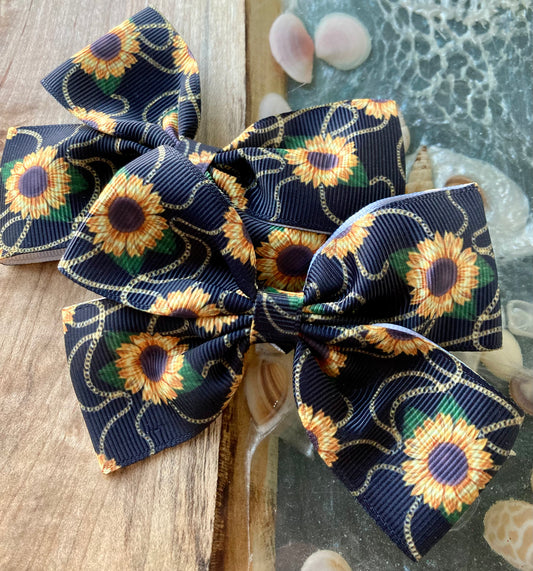 Sunflower Hair Bow