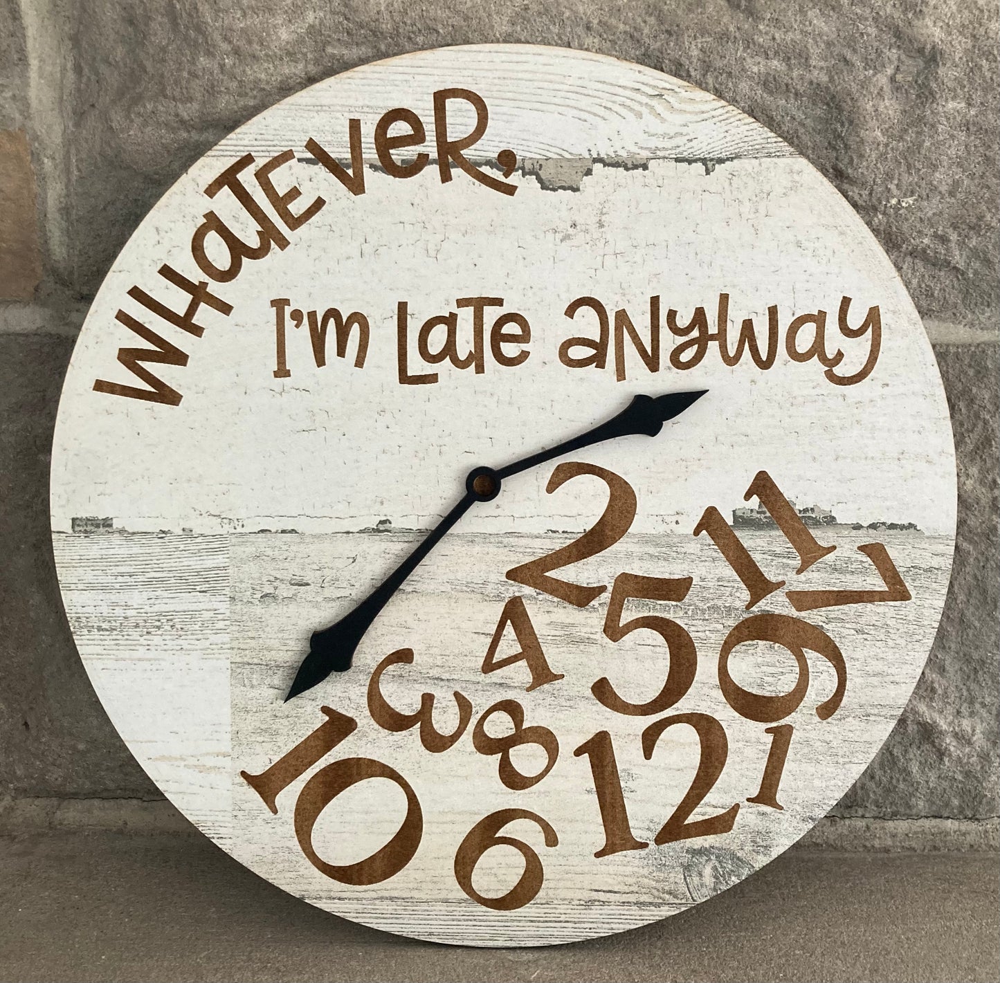 Whatever, I’m Late Anyway Faux Clock
