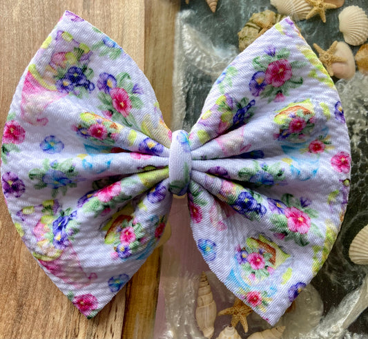 Gnomie Flower Hair Bow